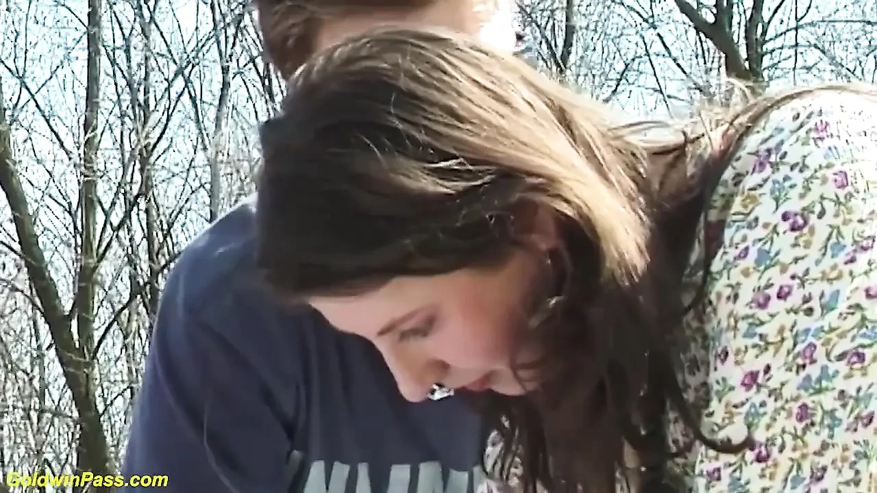 Young monster boob teen outdoor fucked by her boyfriend