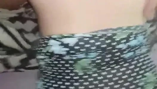 POV Doggy Style Fucking in Her Flower Dress