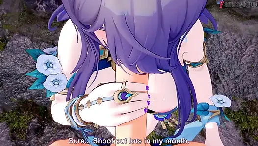 Lauma hot blowjob - Genshin Impact