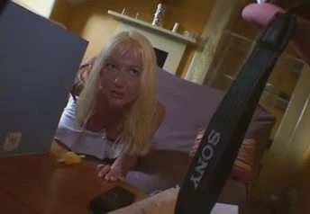 blonde slag photoshoot