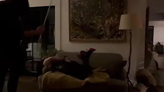 Sissy husband Spanking!