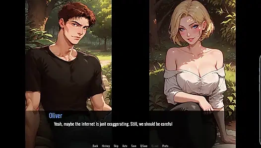 A Hot Redhead Stripper Gives a Lap Dance- Welcome to Port Haven #4 Gameplay