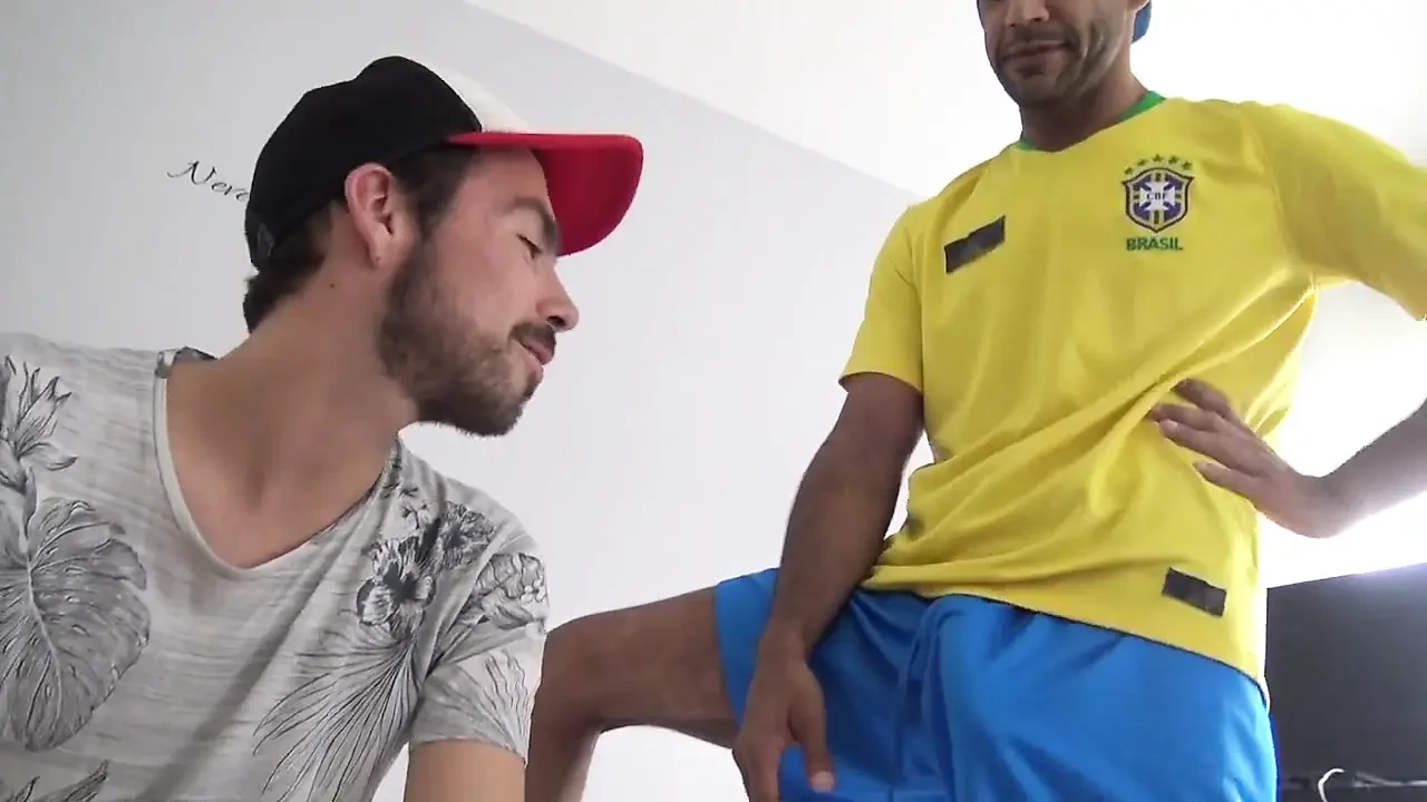 French twink creampied by XXL cock of Latino boy