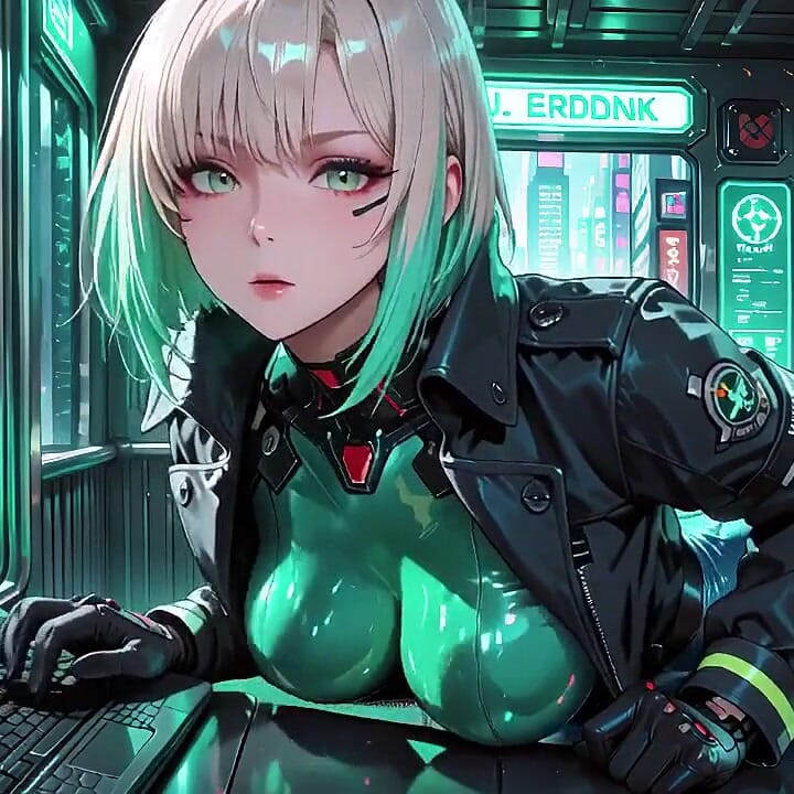 Blonde Knight Lounges Seductively While Her Silver-haired Partner Kneels to Serve