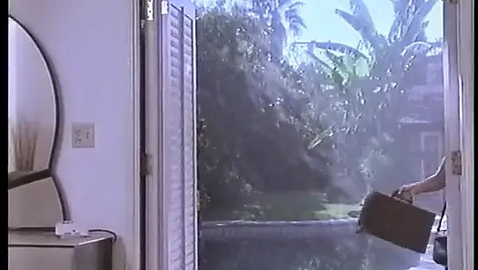 Vintage brunette Keisha gets her hairy cunt fucked and tits jizzed