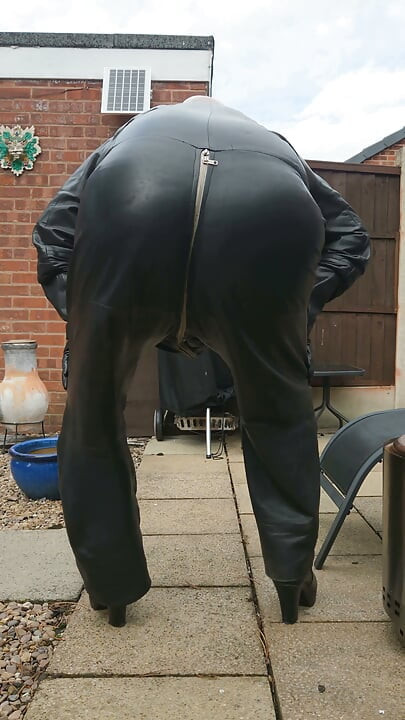 Leather Jumpsuit
