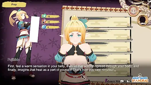 Беги, мой эльфийский нинджа! Геймплей 3D, часть 1