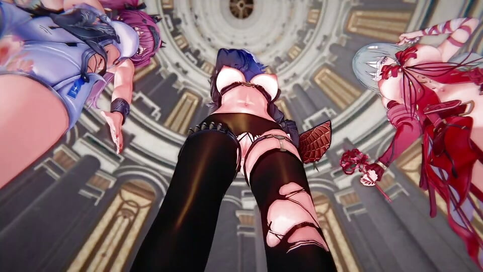 Wuthering Waves - harem seksfeest 2 - 3d hentai-animatie