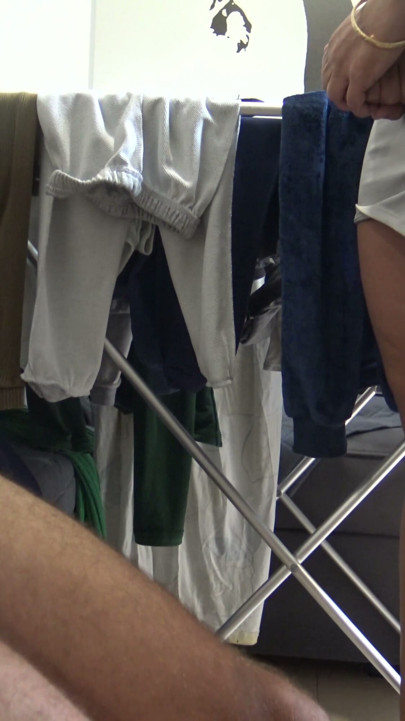 Perverted Amateur Mom Wears Dirty Panties Full Of Her Stepsons Cum | Clip 1