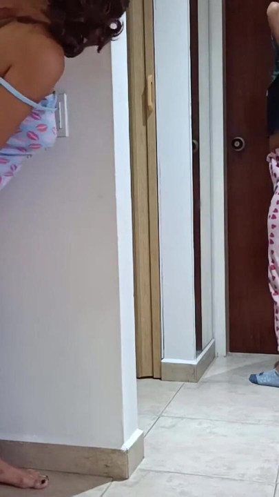 Sexy girl fucks her stepsister's boyfriend while she is putting on makeup to go out on a date | Clip 2