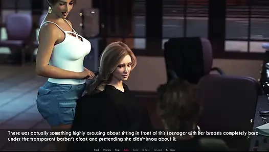 Awam Sophia Showed Her Boob in the Hairsalon.
