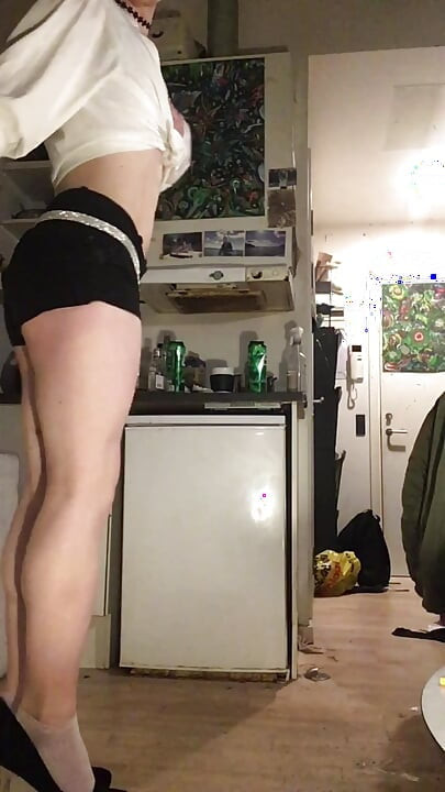 Sissy Fag Jes Brinch Hotpants
