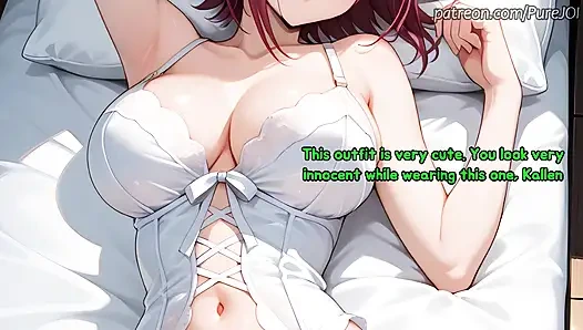 Kallen Унцинуки подготовила специальное показ мод в нижнем белье (ИНСТРУКЦИЯ ПО)