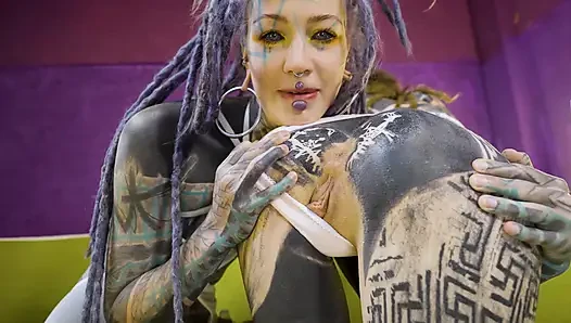 Inked Alt Teens Destroy Each Other with Massive Crazy Toys