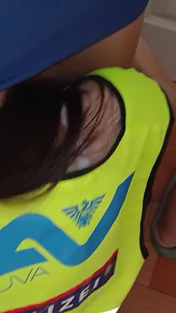 Captivating moment from "Three lesbian cops fucking in the police station"