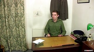 The Young Cadet Loves That Big Cock!