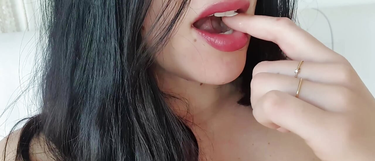 Sucking my fingers before a hard anal fingering session (JOI)