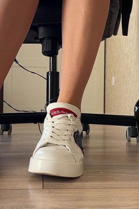 Feet Tease in Sneakers, Barefoot, High Heels