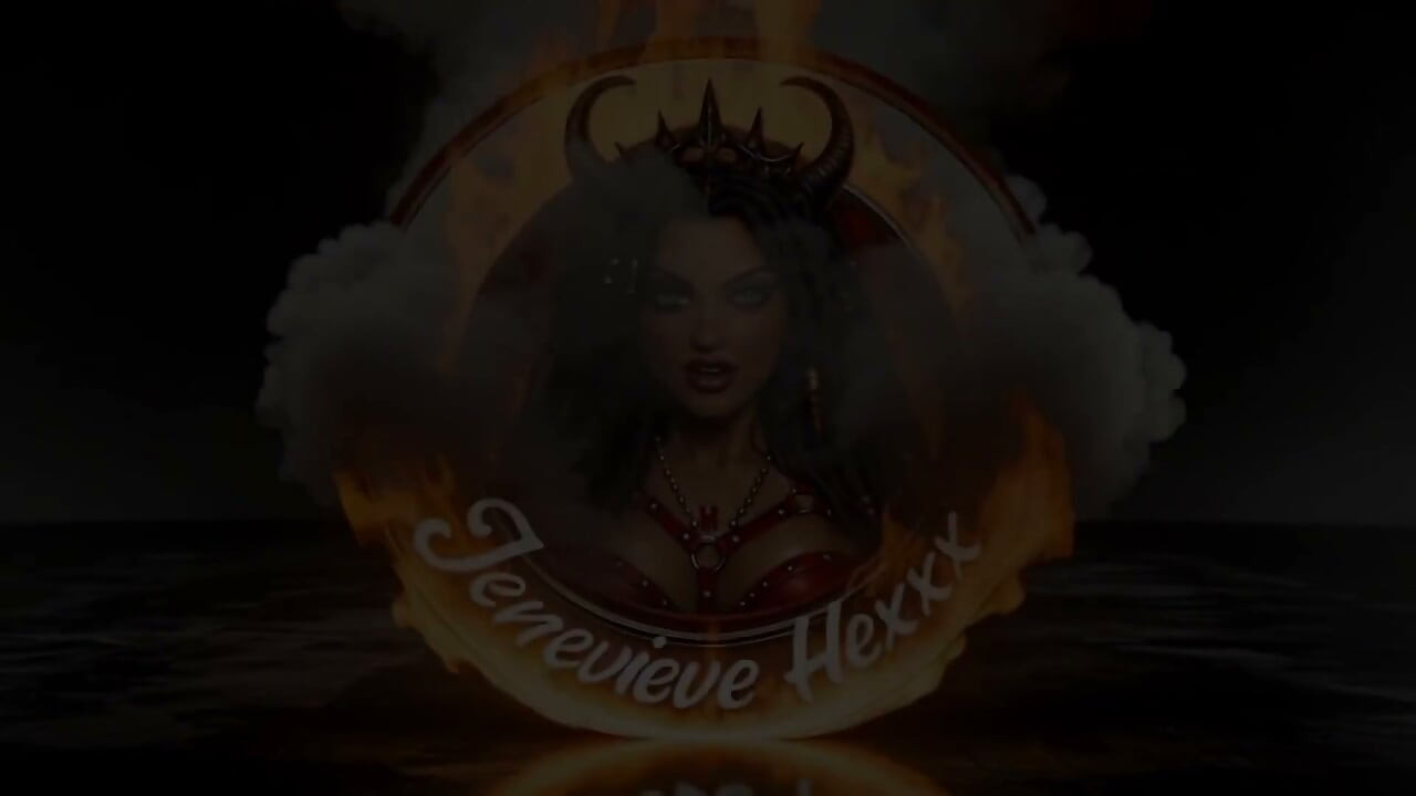La déesse à forte poitrine Jenevieve Hexxx domine Ariel X avec un ceinture !