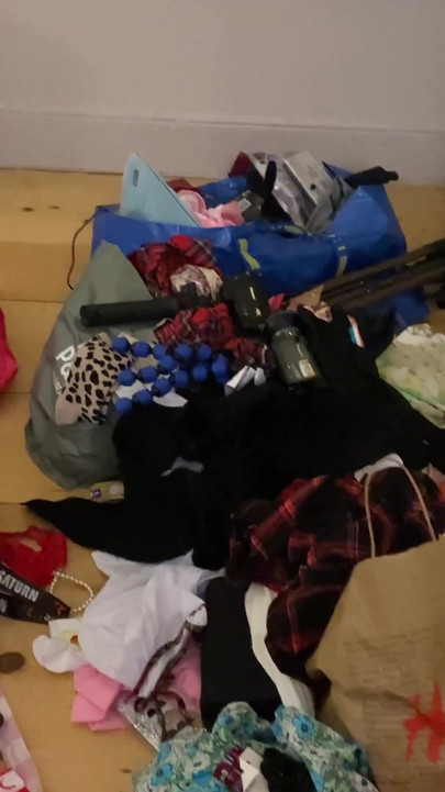 Petite big ass big tits brunette teases in short summer dress to make big dick guy hard to get cum