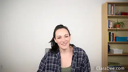 Bürostunden: Überraschung keuschheitsinspektion JOI - Clara Dee