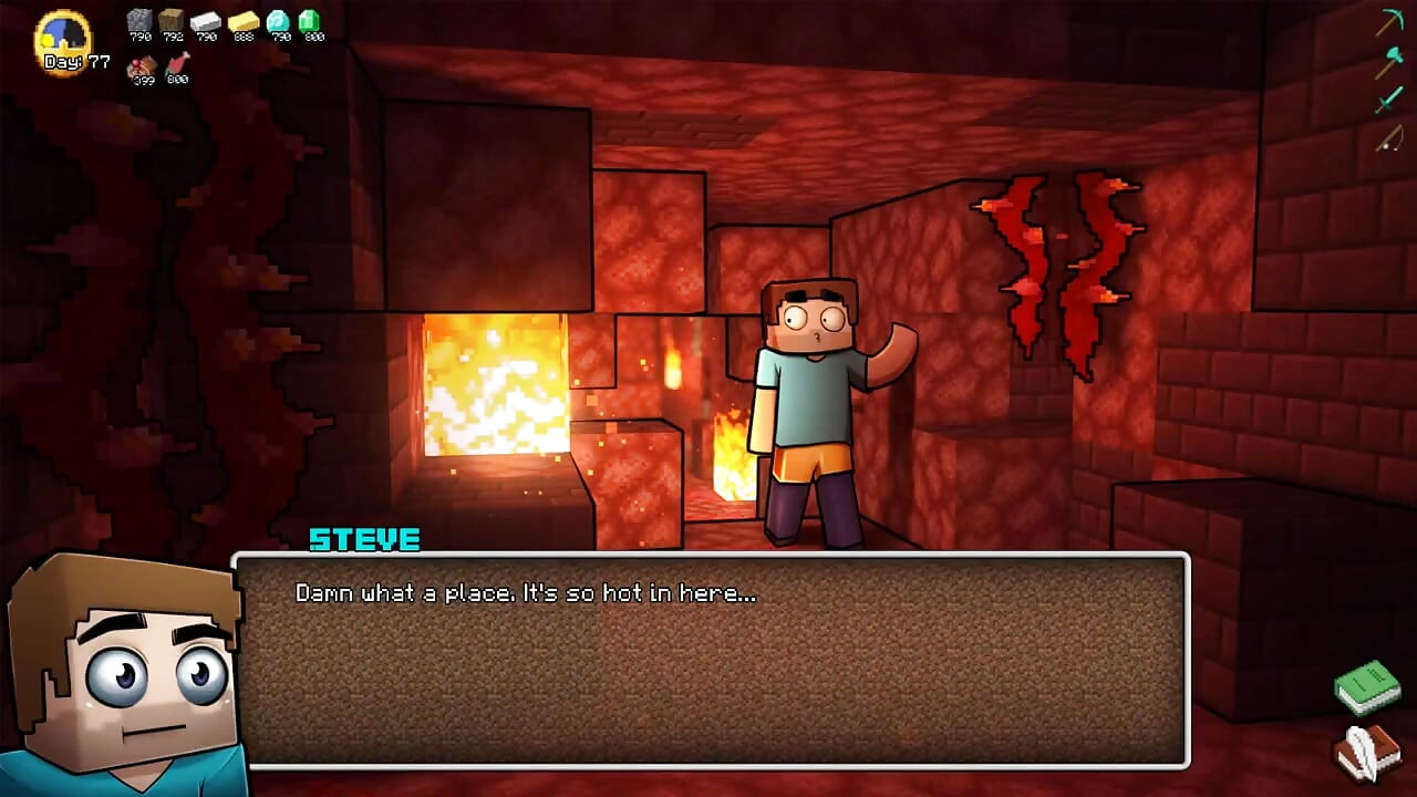 Minecraft Horny Craft - Part 36 Blaze Girl Sexy Horny Babe!! by Loveskysanhentai