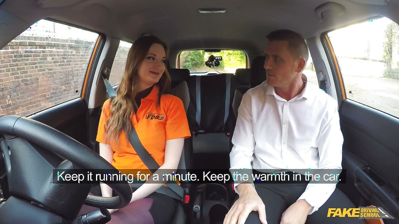 Fake Driving School - Kinky Students' Secret: Blowjobs and Creampies for Top Grades