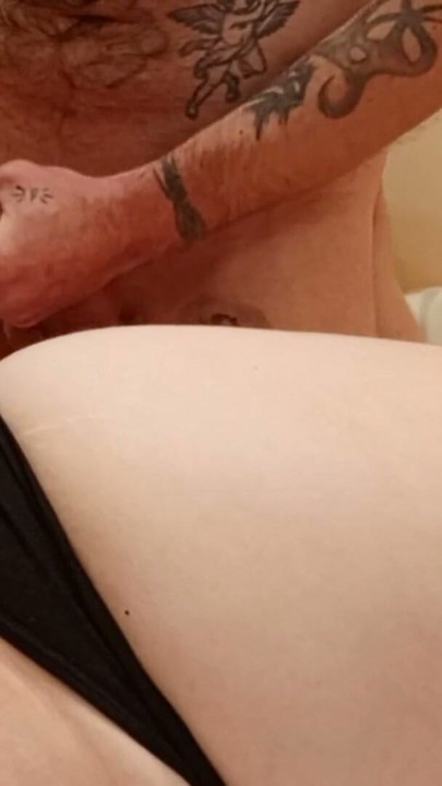 my wife loves when I cum on her panties close up | Clip 1