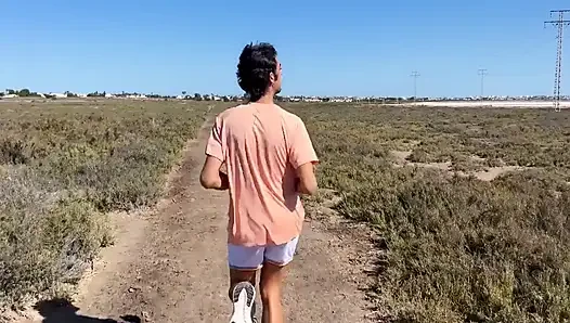 Runner Caught and Wildly Fucked in the Ass Outdoors by His Captor