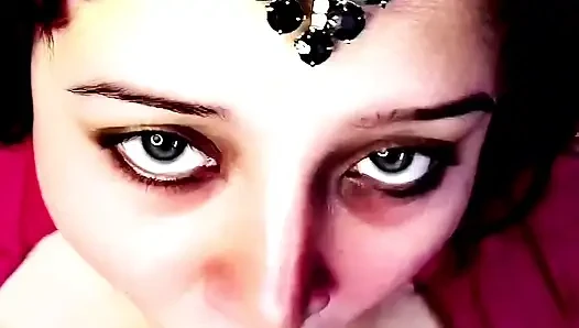 Indische bengalische schöne blaue augen, ehefrau mit bürochef