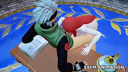 Kakashi на Секретную миссию с Kushina - ESFM ANIMATION