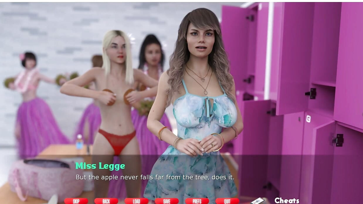 Naughty Neighbours - Gameplay - Roleplay - Stepdaughter Dance Without Panties in Front of Everyone