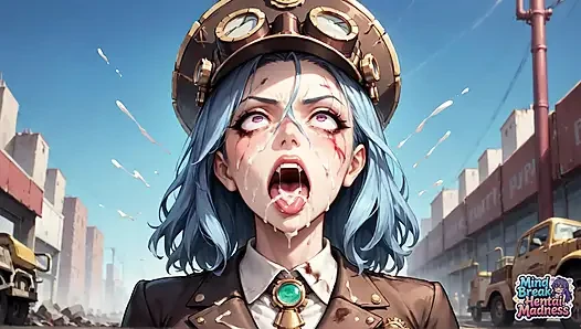 Gözlüklü gasm steam punk şehri çığlık atıyor
