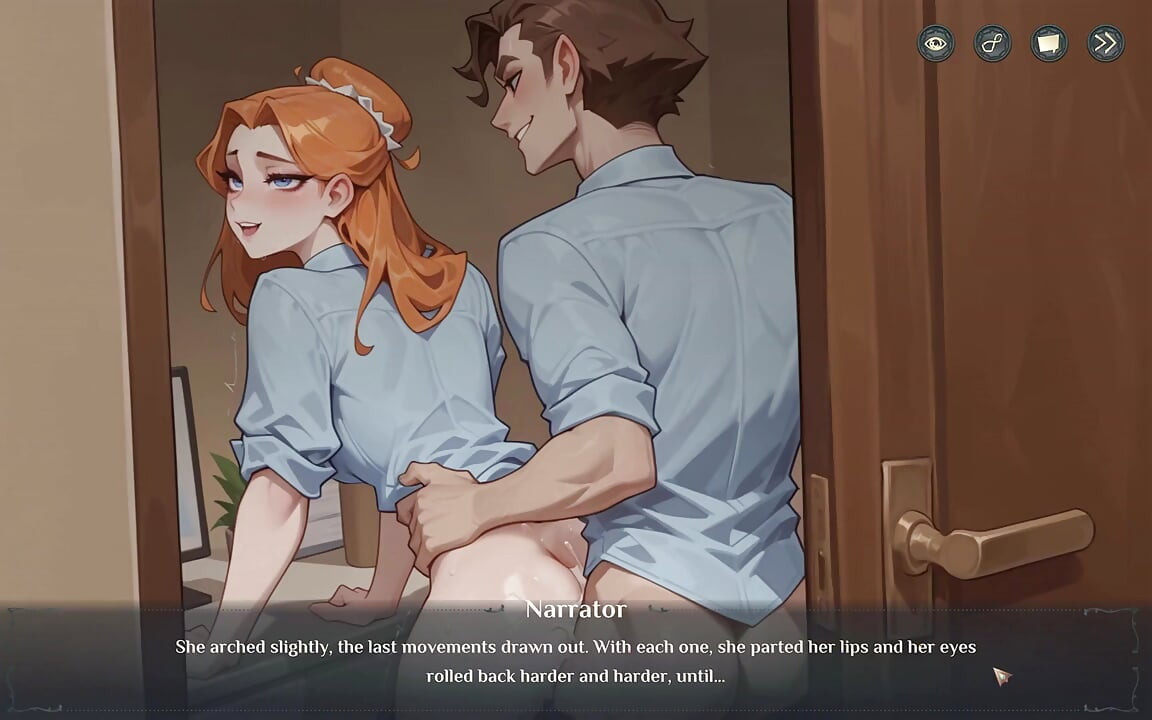 Hotel Tales SPOOKY HENTAI Game Ep.3 CAUGHT FUCKING at WORK with a huge CREAMPIE !