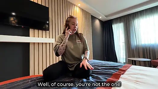 Step Stepmom Shocked When Step Stepson Cums on Her Face in Hotel Share Bed! Full Video