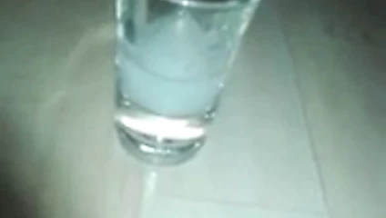 mega Ladung ins Glas gespritzt