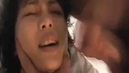 Bubble Butt Asian Gets A Massive Facial After Doggy!
