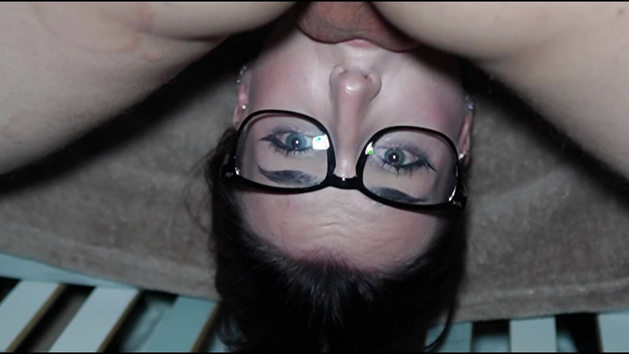 Stepsister Catches Her Stepbrother While He’s Jerking Off, and She Helps Him with Her Mouth.