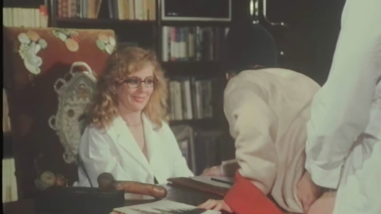 The Trans Woman at the Psychologist's She Gets the Female Doctor to Suck Her off and the Male Doctor to Fuck Her in the Ass