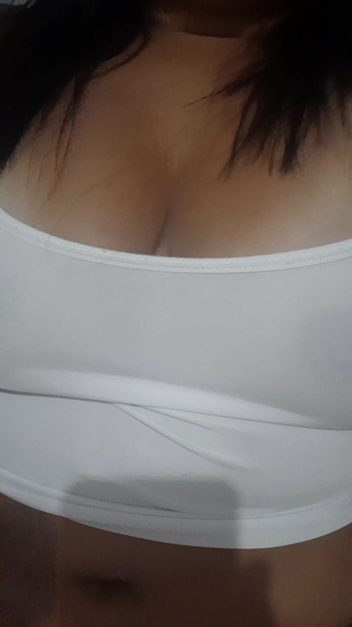 Tanned white blouse