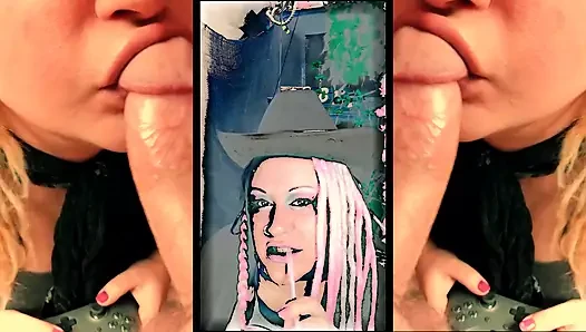Aus hetero-cowboys werden schwanzlutschende sissies, blowjob mit abspritzen endet