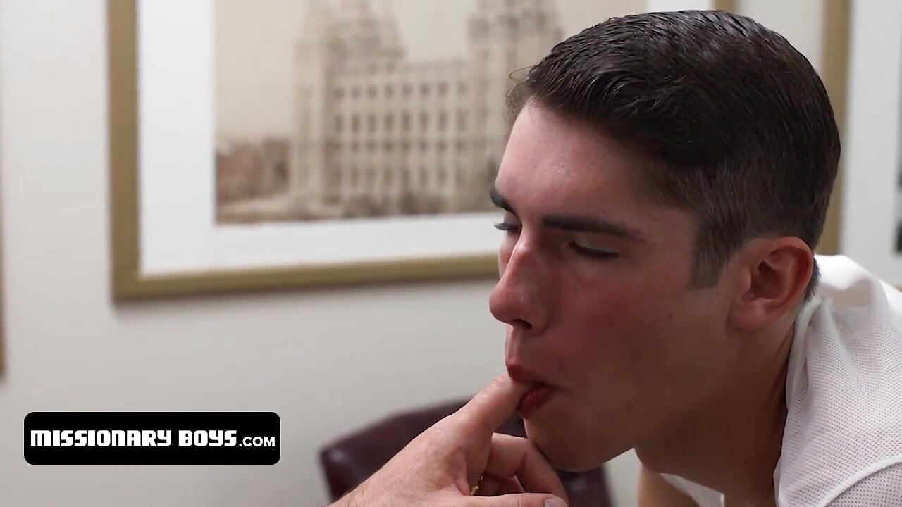 Lusty missionary Elder Oaks wanted to feel the pleasurable tingles in his ass once again