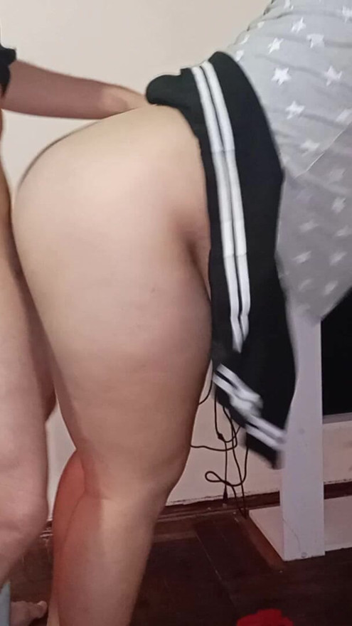 My stepbrother takes me to his room, he kneels me down and puts his big cock in my mouth so that I can get his rich cum | Clip 3