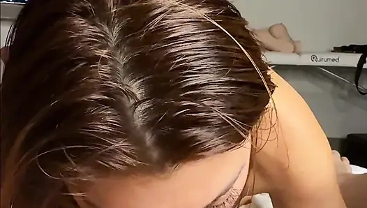 POV I fuck a very hot Latina's face and make her swallow my cum