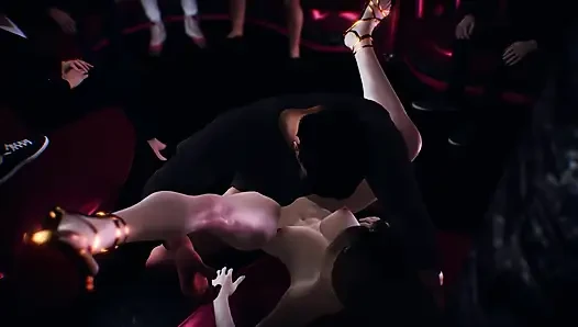 Fucking a Hot Asian Stripper in the Strip Club