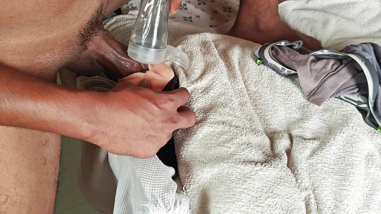 Boy fucked the sex toy extreme way put whole dick inside