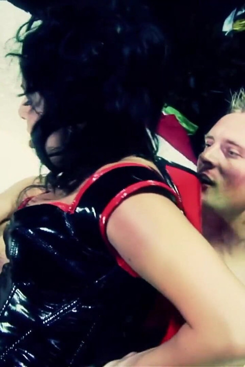 Perfect brunette MILF in the costume of the ladybug suck and fuck good piston