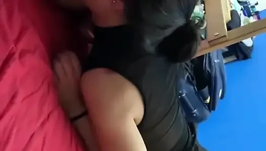 Francesca Palma 2 büyük yarakla eğleniyor