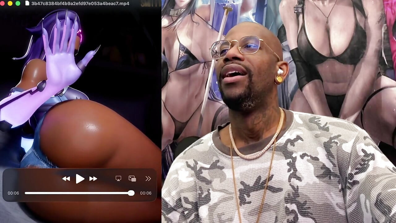 Thicc Fat Ass Somba drażni jej smaczny brązowy pyszny tyłek