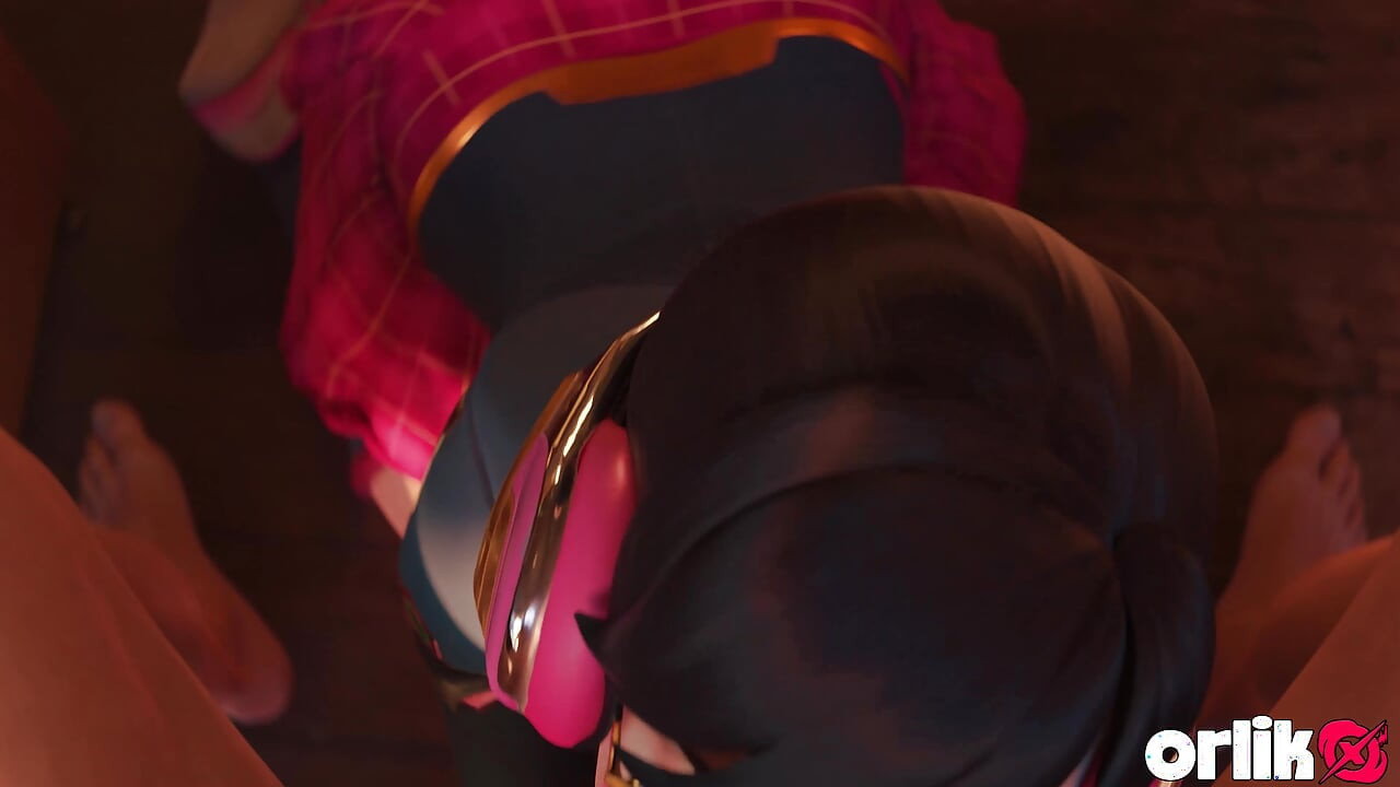 D.Va Bad Girl Club Night Shift - Πελάτες Creampie Fuck - Overwatch 3D Hentai